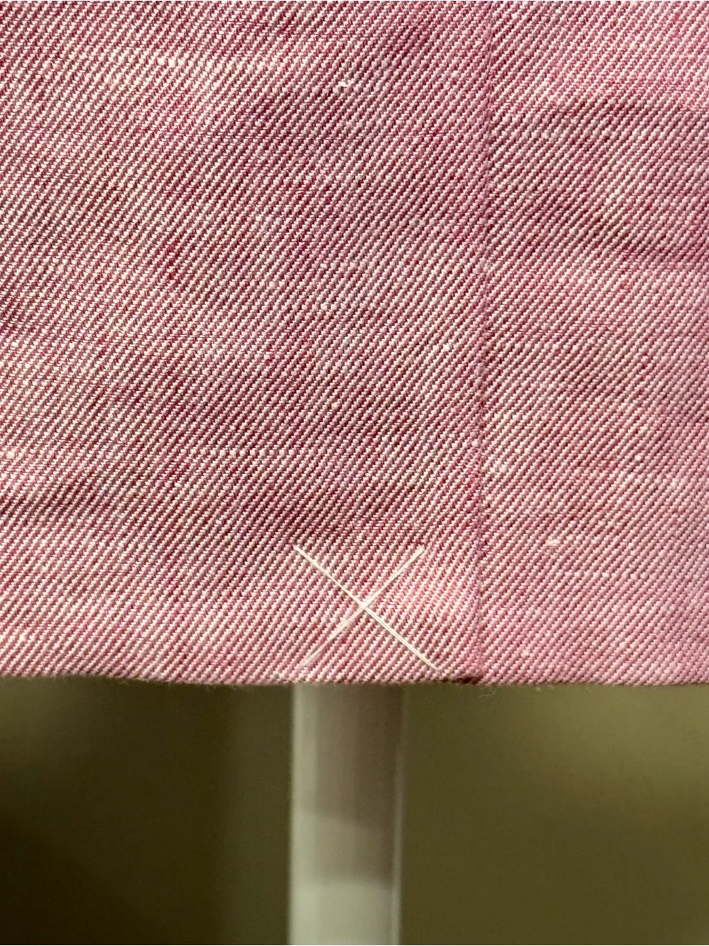 Double-Breasted Pink Linen Blend Blazer Jacket